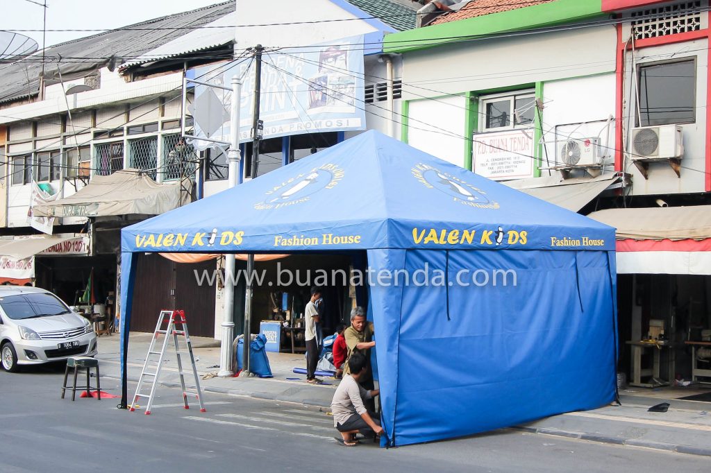 Pemasangan Tenda Gazebo 5x5m